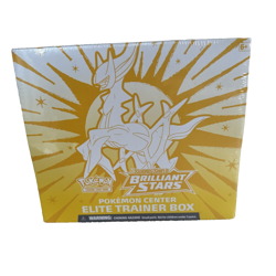 Pokemon Center TCG Brilliant Stars Elite Trainer Box ETB Factory Sealed - Image 1