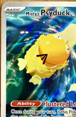 Misty’s Psyduck 193/182 SV:10 Destined Rivals Illustration Rare Holo Pokemon TCG - Image 3