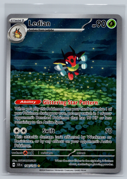 Ledian 144/142 Illustration Rare - Stellar Crown - Pokemon TCG - NM - Image 1