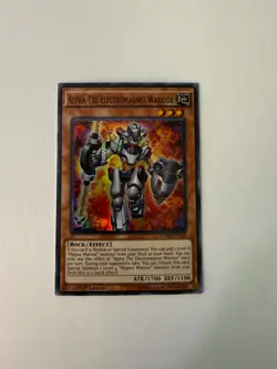 Yugioh - Alpha the Electromagnet Warrior - Super - 1st - SDMY-EN001 - NM - Image 1