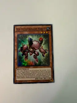 Yugioh - Beta the Electromagnet Warrior - Super Rare - 1st - SDMY-EN002 - NM - Image 1