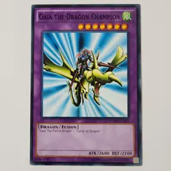 Gaia the Dragon Champion - YGLD-ENA41 - NM/VLP - Common - Unlimited - Image 1