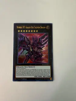Yugioh - Number 107: Galaxy-Eyes Tachyon Dragon - Ultra - 1st - BLLR-EN067 - NM - Image 1