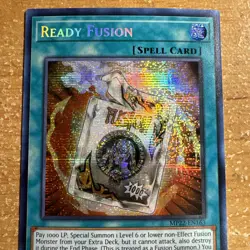 🔥Yugioh MP22-EN163 Ready Fusion PRISMATIC SECRET RARE 1ST EDITION - Image 2