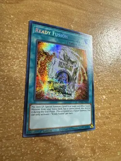🔥Yugioh MP22-EN163 Ready Fusion PRISMATIC SECRET RARE 1ST EDITION - Image 3