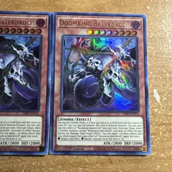 🔥 3x Yugioh GFP2-EN113 Doomking Balerdroch ULTRA RARE NM 1ST EDITION PLAYSET - Image 4