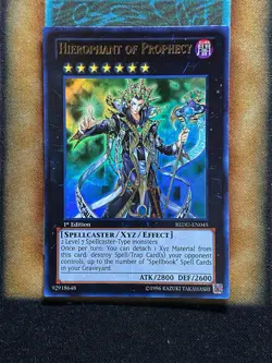 Yugioh Hierophant Of Prophecy REDU-EN045 Ultra Rare 1st Ed NM - Image 1