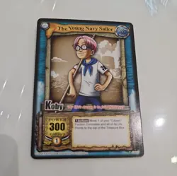 One Piece The Quest Begins Young Navy Sailor CH017 Koby Non Foil 2005 Common - Image 1