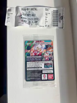 ONE PIECE Monkey D Luffy College Basketball US Voyage Promo 🔥 SEALED 🔥 RARE - Image 4