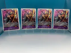 One Piece TCG 4x Trafalgar Law Super Rare Foil Legacy Of The Master OP12-073 - Image 1