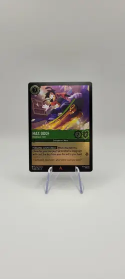 Disney Lorcana TCG: Max Goof - Rebellious Teen 75/204 Cold Foil Card NM - Image 1