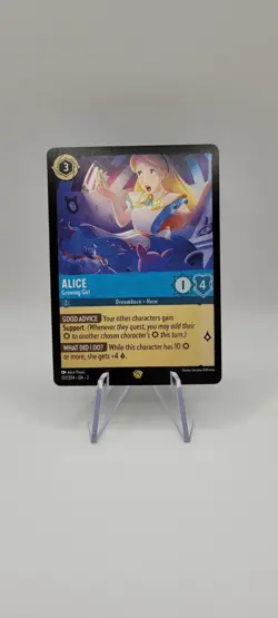 Disney Lorcana TCG: Alice- Growing Girl 137/204 Rise of the Floodborn Regular NM - Image 1