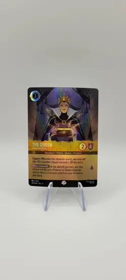 Disney Lorcana TCG: The Queen Conceited Ruler 205/204 Fabled Epic NM - Image 1