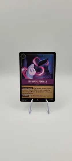 Disney Lorcana TCG: The Magic Feather 64/204 Cold Foil Card - Fabled NM - Image 1