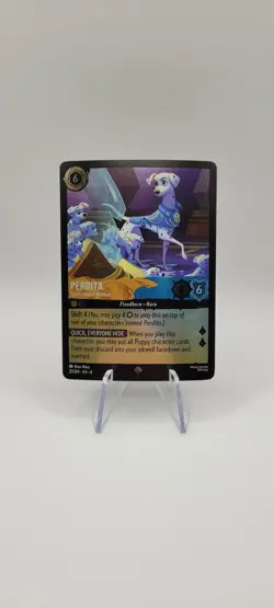 Disney Lorcana TCG: Perdita- Determined Mother 27/ 204 Cold Foil - Super Rare NM - Image 1