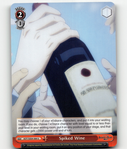 Weiss Schwarz - Spiked Wine - Attack On Titan: Final Season - Image 1