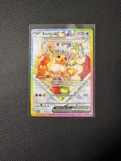 Pokemon Eevee EX 174 Prismatic Evolutions SPC Promo Card NM - Image 1