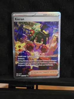 Kieran Supporter Trainer Card Pokemon TCG Scarlet & Violet 151 #3 - Image 2