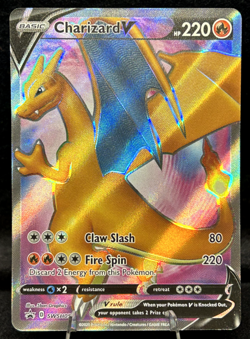 Charizard V SWSH050 SWSH: Sword & Shield Promo Cards Holo - Pokemon Card - NM - Image 1