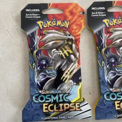 Pokemon Sun & Moon 12 Cosmic Eclipse Trading Card Game - 4 Booster Pack 820650805905 - Image 2