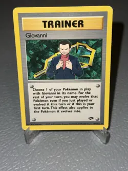 Pokemon Card - Giovanni Gym Challenge 104/132 Non Holo Rare - Image 1