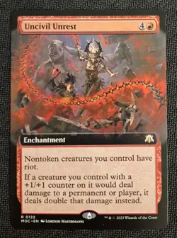 Uncivil Unrest (Extended Art) Commander: March of the Machine - LP - Image 1