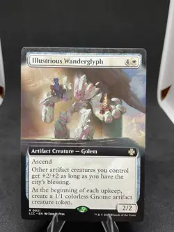 Illustrious Wanderglyph (Extended Art) Lost Caverns of Ixalan MP 0021 - Image 1