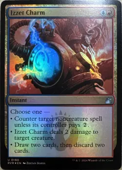 Izzet Charm Holo U Ravnica Remastered 190 NM - Image 1