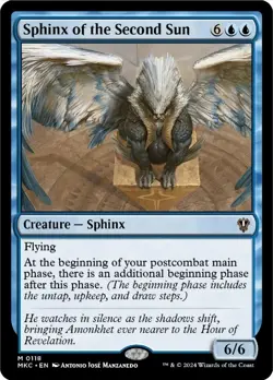 MTG Sphinx of the Second Sun Commander: Murders at Karlov Manor Magic NM x1 - Image 1
