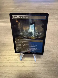 Magic the Gathering MTG Floodfarm Verge Borderless Near Mint - Image 1