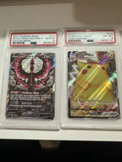 Galarian Moltres V PSA 10 - 177/198 - Alternate Art - Chilling Reign - Pokemon - Image 1