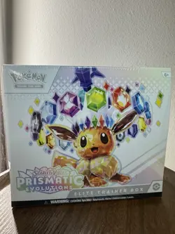 Pokemon Scarlet & Violet: Prismatic Evolutions ETB Sealed Elite Trainer Box - Image 2