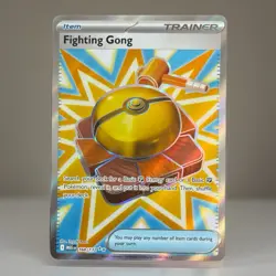Pokemon TCG Fighting Gong 168/132 Ultra Rare Trainer Card Mega Evolutions NM - Image 1