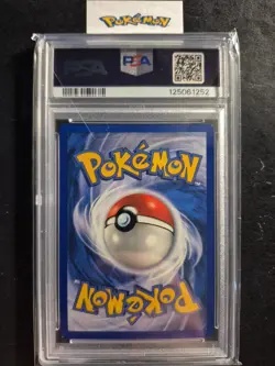 First Edition 2000 Pokemon Gym Challenge 39/132 Erika's Bulbasaur PSA NM-MT 8 - Image 2