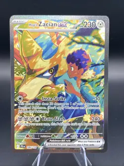 Hop's Zacian ex 186/159 Sv09: Journey Together Holo Pokemon - Image 1