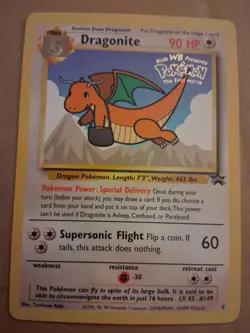 Dragonite Black Star Promo #5 Stamped - Pokemon The First Movie - Pokemon TCG - Image 1