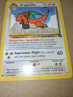 Dragonite Black Star Promo #5 Stamped - Pokemon The First Movie - Pokemon TCG - Image 5