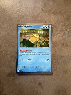 Pokemon TCG MEP 007 Psyduck Cosmos Holo Mega Evolution Black Star Promo Card - Image 1