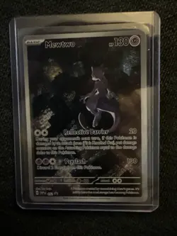 Batman Mewtwo 052 Promo Pokemon Scarlet & Violet Cards Illustration Rare Holo - Image 1