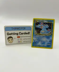 Pokemon TCG Neo Genesis Feraligatr 5/111 Unlimited Holo Rare NM - Image 3