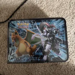 Pokemon TCG Fall 2019 Collectors Chest Tin Lunchbox SEALED (Mewtwo & Charizard) - Image 3