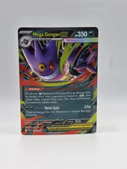 Mega Gengar ex 056/094 Me02 - Pokemon Phantasmal Flames - Near Mint Ultra Rare - Image 1