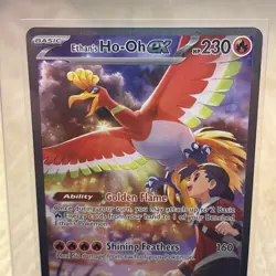 Pokemon TCG Ethan's Ho-Oh EX Sir 230/182 Destined Rivals - Image 3