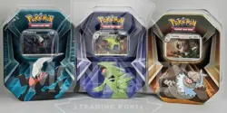 Pokemon TCG TRIPLE WHAMMY TINS Set SLAKING DARKRAI TYRANITAR NEW Factory Sealed - Image 1