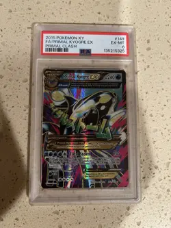 Pokemon Primal Kyorge EX Full Art XY Primal Clash 149/160 , PSA 6 - Image 1