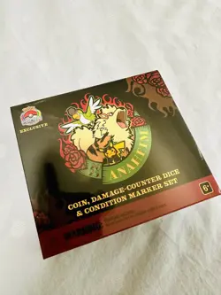 Arcanine 2025 Pokemon WCS Anaheim Center Coin Counter Dice Set EXCLUSIVE NEW - Image 1