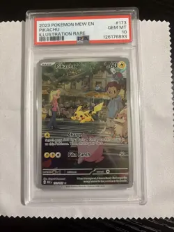 Pokemon TCG Pikachu Scarlet & Violet 151 Illustration Rare Holo PSA 10 173/165 - Image 1
