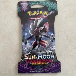 Pokemon 4x Sun & Moon Guardians Rising Blister Booster Pack SEALED 2017 All Arts - Image 1
