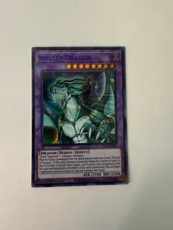 Yugioh - Amulet Dragon - Ultra (Purple) - 1st Edition - DLCS-EN005 - NM - Image 1