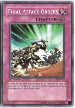 Yugioh - Final Attack Orders DCR-045 1st Edition - Dark Crisis - Image 1